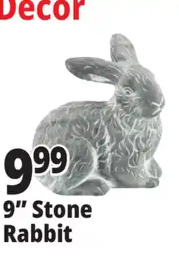 Ocean State Job Lot Stone Rabbit Statue offer