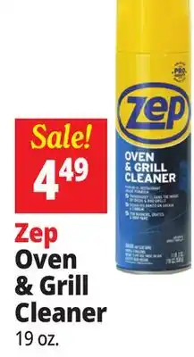 Ocean State Job Lot Zep Oven & Grill Cleaner offer