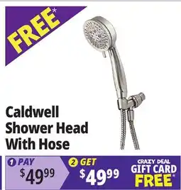 Ocean State Job Lot Caldwell Shower Head With Hose offer