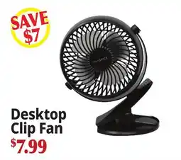 Ocean State Job Lot Desktop Clip Fan offer