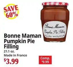 Ocean State Job Lot Bonne Maman Pumpkin Pie Filling offer