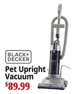 Ocean State Job Lot BLACK+DECKER Pet Upright Vacuum offer