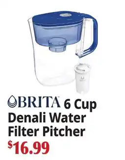 Ocean State Job Lot BRITA 6 Cup Denali Water Filter Pitcher offer