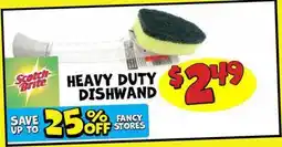 Ollie's SCOTCH BRITE HEAVY DUTY DISHWAND offer
