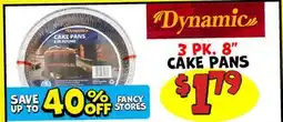 Ollie's DYNAMIC 3 PK. 8 CAKE PANS offer