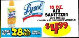 Ollie's LYSOL 10 OZ. AIR SANITIZER offer