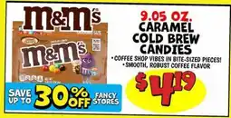 Ollie's M&M'S 9.05 OZ. Caramel Cold Brew Candies offer