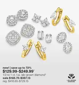 JC Penney 1/2 to 1 ct. t.w. lab-grown diamond§ offer