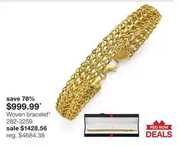 JC Penney Woven bracelet‡ offer