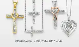 JC Penney 1/10 to 1/4 ct. t.w. natural or lab-grown diamond§ - Pendants offer