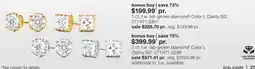 JC Penney 1 ct. t.w. lab-grown diamond§ Color I, Clarity SI2 offer