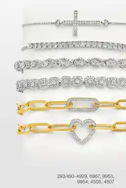 JC Penney 1/10 to 1/4 ct. t.w. natural or lab-grown diamond - Bracelets offer