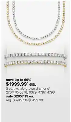 JC Penney 5 ct. t.w. lab-grown diamond‡ offer