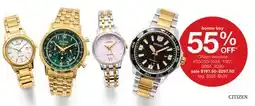 JC Penney Citizen watches offer