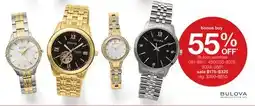 JC Penney Bulova watches offer