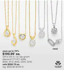 JC Penney 3/8 to 3/4 ct. t.w. lab-grown diamond§ offer