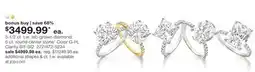 JC Penney 5-1/2 ct. t.w. lab-grown diamond o 5 ct. round center stone offer