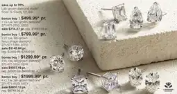 JC Penney Lab-grown diamond studs‡◊ offer
