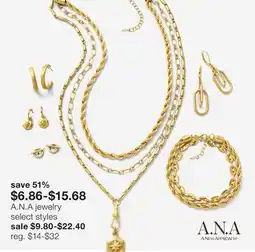 JC Penney A.N.A jewelry offer