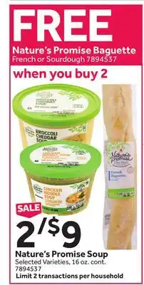 Stop&Shop Nature's Promise Soup offer