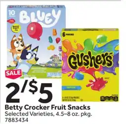 Stop&Shop Betty Crocker Fruit Snacks offer