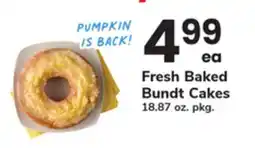 ACME Fresh Baked Bundt Cakes offer