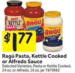 Stop&Shop Ragú Pasta, Kettle Cooked or Alfredo Sauce offer