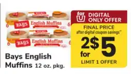 ACME Bays English Muffins offer
