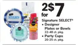 ACME Signature SELECT Plates or Bowls, Party Cups offer