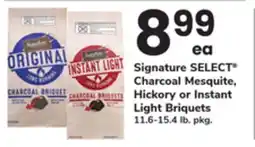 ACME Signature SELECT Charcoal Mesquite, Hickory or Instant Light Briquets offer