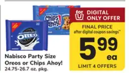 ACME Nabisco Party Size Oreos or Chips Ahoy! offer