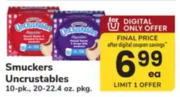 ACME Smuckers Uncrustables offer