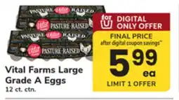 ACME Vital Farms Large Grade A Eggs offer