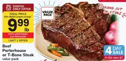 ACME Beef Porterhouse or T-Bone Steak offer