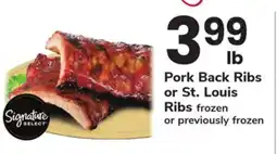 ACME Pork Back Ribs or St. Louis Ribs offer
