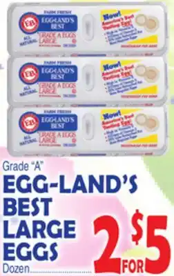 Bravo Supermarkets EGG-LAND'S BEST LARGE EGGS offer