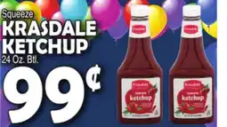 Bravo Supermarkets KRASDALE KETCHUP offer