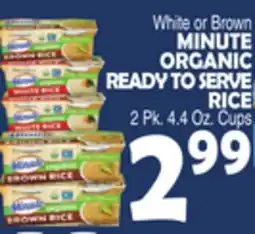Bravo Supermarkets MINUTE ORGANIC READY TO SERVE RICE offer