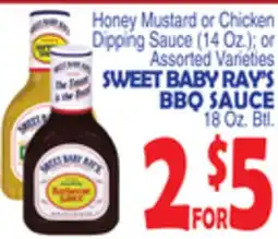 Bravo Supermarkets SWEET BABY RAY'S BBQ SAUCE offer