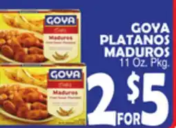 Bravo Supermarkets GOYA PLATANOS MADUROS offer