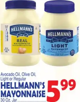Bravo Supermarkets HELLMANN'S MAYONNAISE offer
