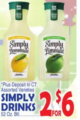Bravo Supermarkets SIMPLY DRINKS offer