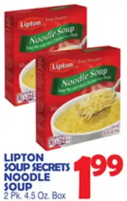 Bravo Supermarkets LIPTON SOUP SECRETS NOODLE SOUP offer