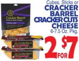 Bravo Supermarkets CRACKER BARREL CRACKER CUTS CHEESE offer