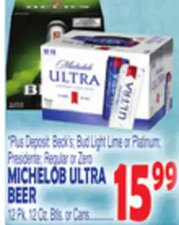Bravo Supermarkets MICHELOB ULTRA BEER offer