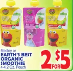 Bravo Supermarkets EARTH'S BEST ORGANIC SMOOTHIE offer