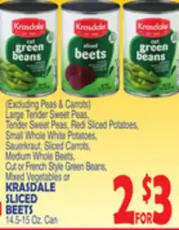 Bravo Supermarkets KRASDALE SLICED BEETS offer
