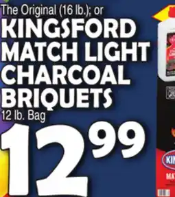 Bravo Supermarkets KINGSFORD MATCH LIGHT CHARCOAL BRIQUETS offer