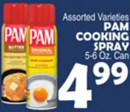Bravo Supermarkets PAM COOKING SPRAY offer