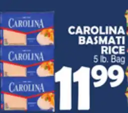 Bravo Supermarkets CAROLINA BASMATI RICE offer